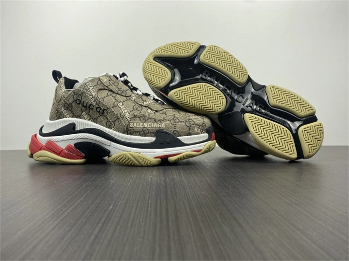 Chic Gocci x BLCG The Hacker Project Triple S Beige 677192 ULZ10 38