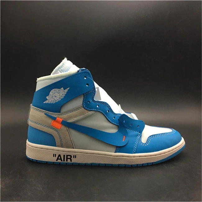 Versatile Jordan 1 Retro High Off-White University Blue AQ0818- 3573