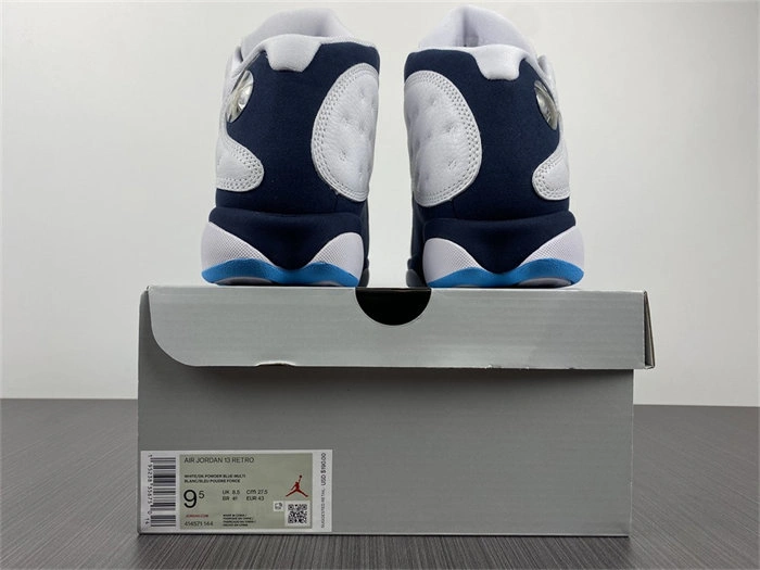 Neat Jordan 13 Retro Obsidian Powder Blue White 414571- 4176