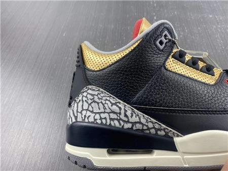 Jordan 3 Retro Black Cement Gold CK9246- SoftTouch 3832