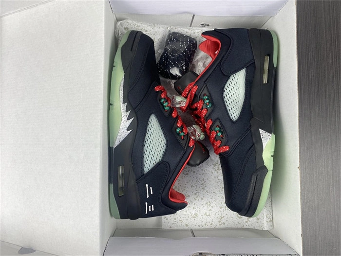 Breathable Jordan5 Low CLOT Jade DM4640- 4011