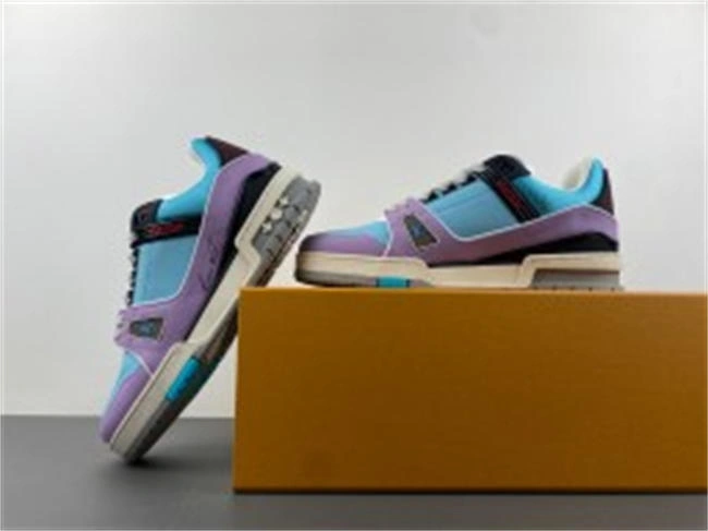 Louis Vuitton LV trainer bluish violet PK Breathable 2126