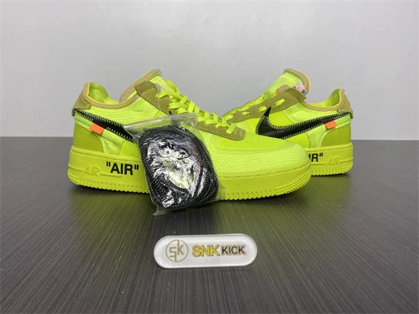 Nike Air Force 1 LowOff-White Volt  AO4606- BestValue 5096