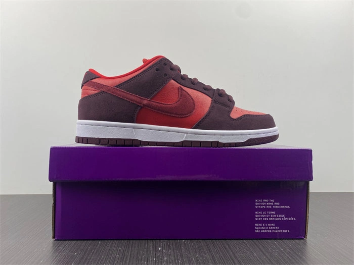 Minimalist Nike SB Dunk Low Cherry DM0807- 4731