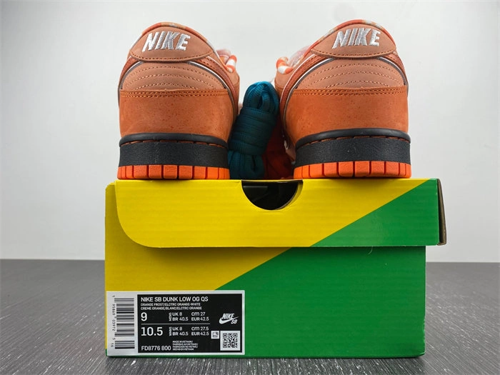 Nike SB Dunk Low Concepts Orange Lobster FD8776- Practical 4550